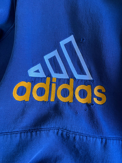 Rare Vintage 1995 Adidas Distressed Oversized Hoodie XL