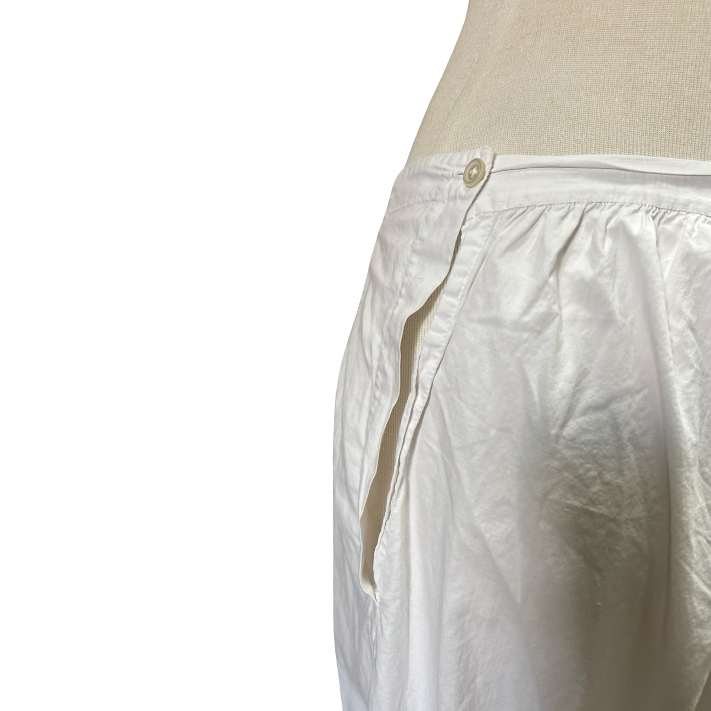 Antique Edwardian Cotton Embroidered Pin-tuck Bloomers