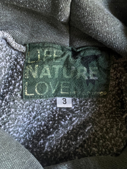Free City Forest Green Distressed Raglan Hoodie 3
