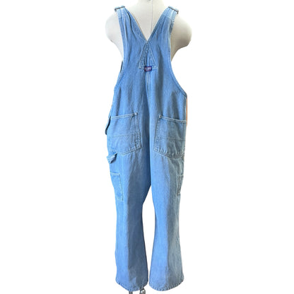 Vintage Faded Distressed Worn To Perfection Big Smith Overalls w/ Patch