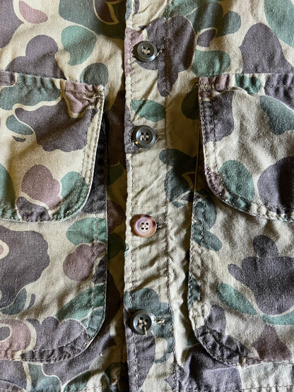 Vintage 70’s Camouflage Duck Hunting Vest M