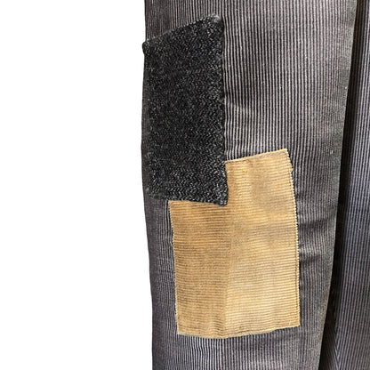Vintage 1960’s Corduroy Chore Pants Original Wool Tweed Patches 40x28