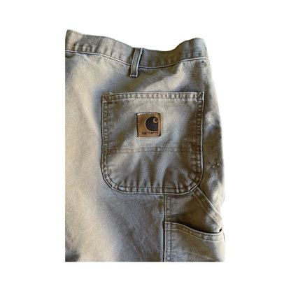 Vintage Worn & Faded Carhartt Heavy Canvas Carpenter Work Pants