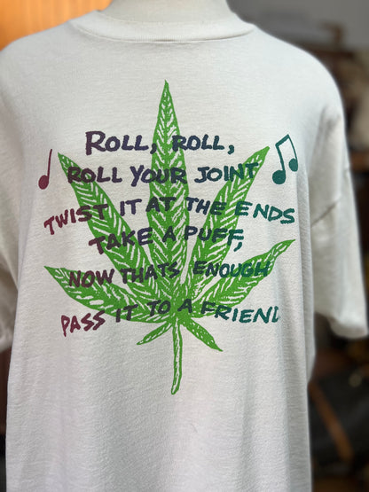 RARE Vintage 80’s Single Stitch Weed Memorabilia Tee XL
