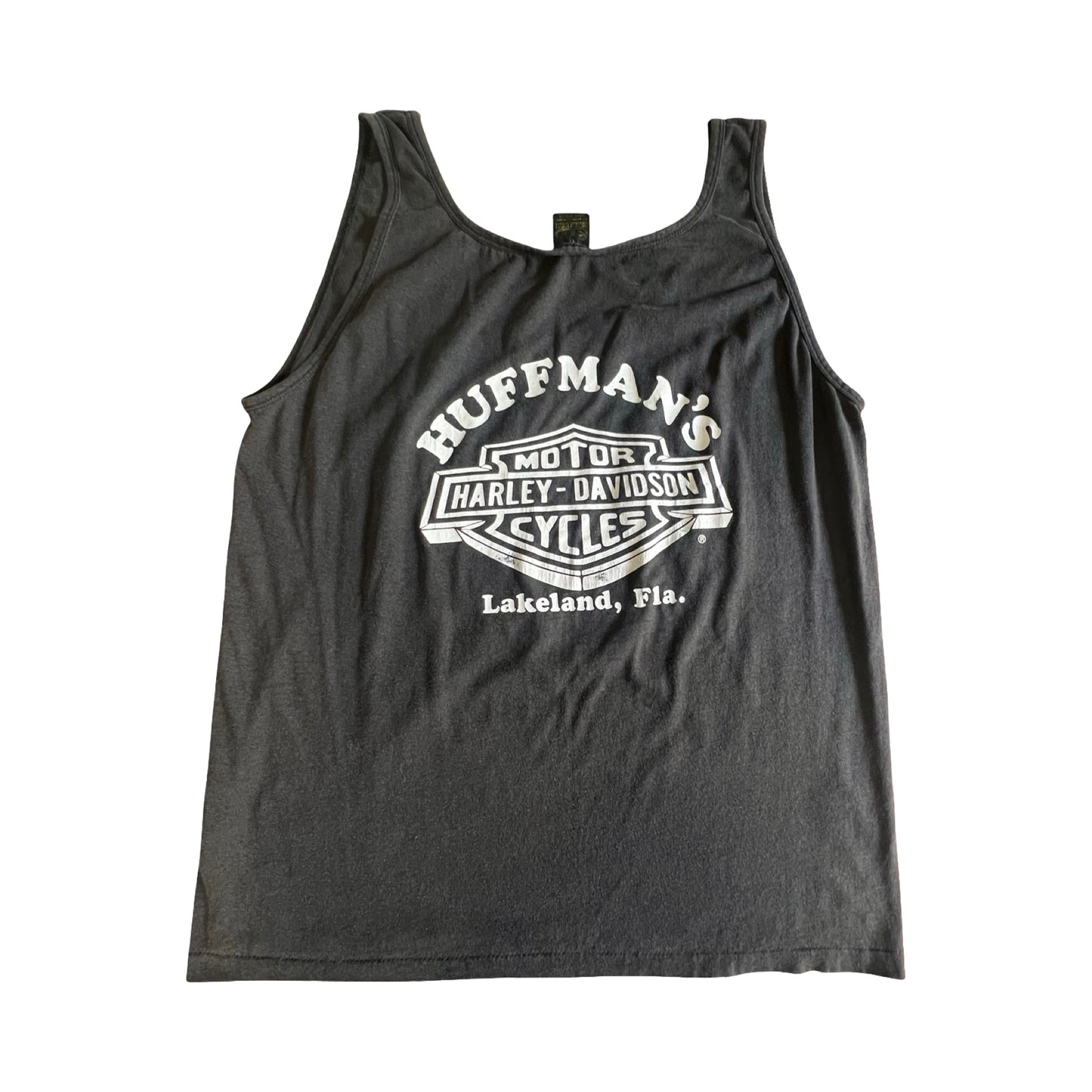 Vintage 1990 Harley Davidson 3D Emblem Tank XL