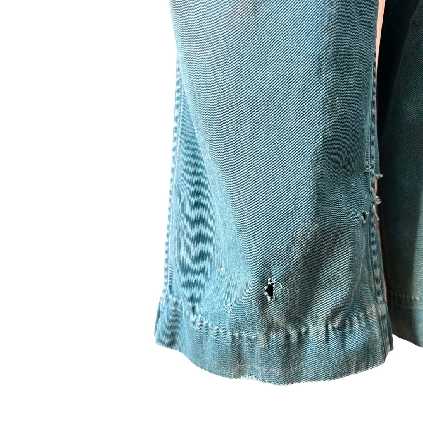 Vintage 1950’s Big Mac Sanforized Heavily Distressed w/ Original Repairs Work Pants