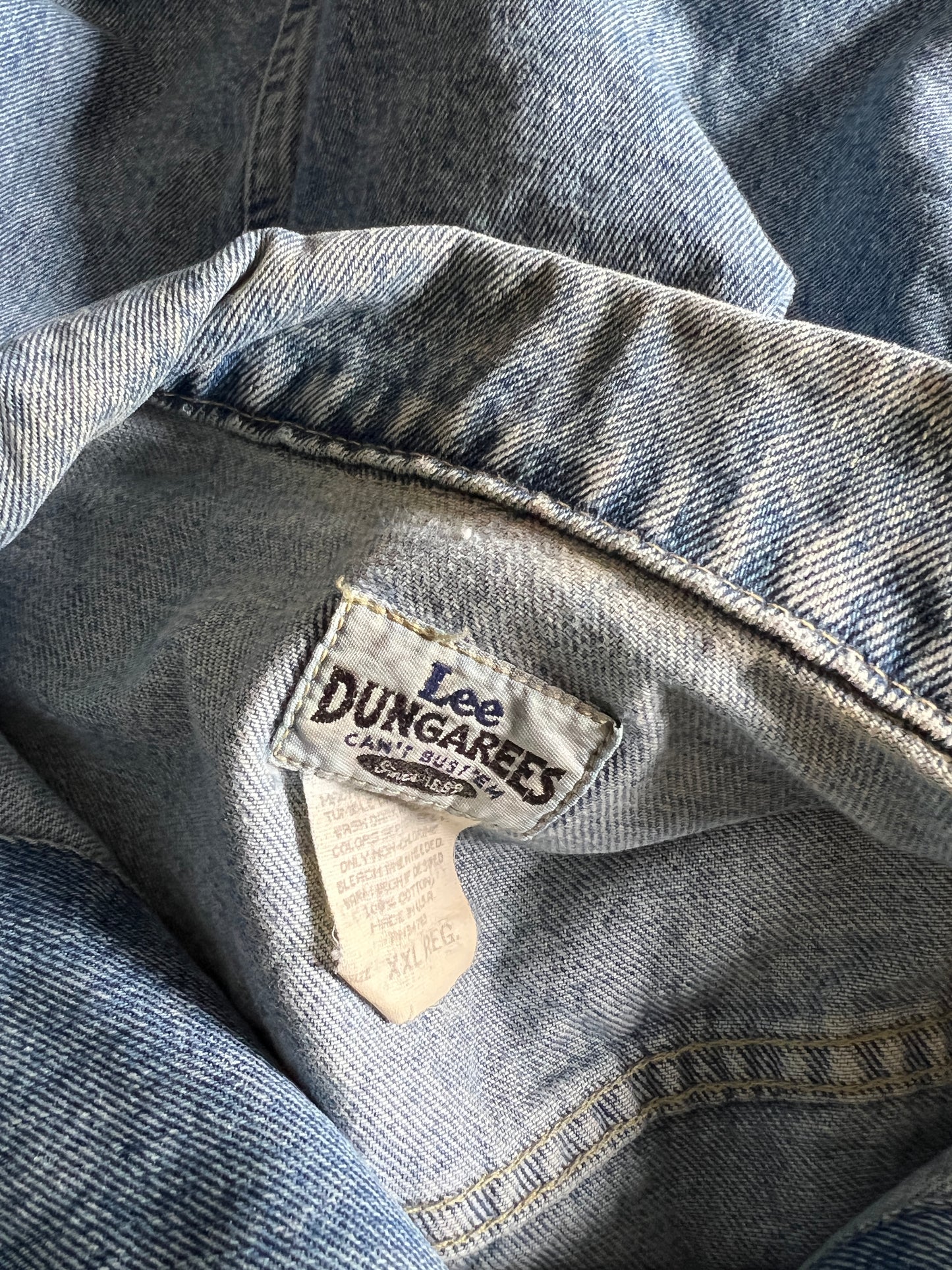 Vintage Lee Dungarees Denim Trucker Jacket XXL