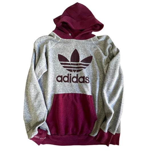 Rare Vintage 1980’s Adidas Color Block Hoodie Rare Colorway XL