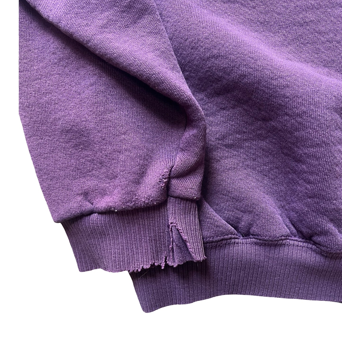 Vintage 90’s Plum Distressed Oversized Lee Sweatshirt w/ MV Logo #12