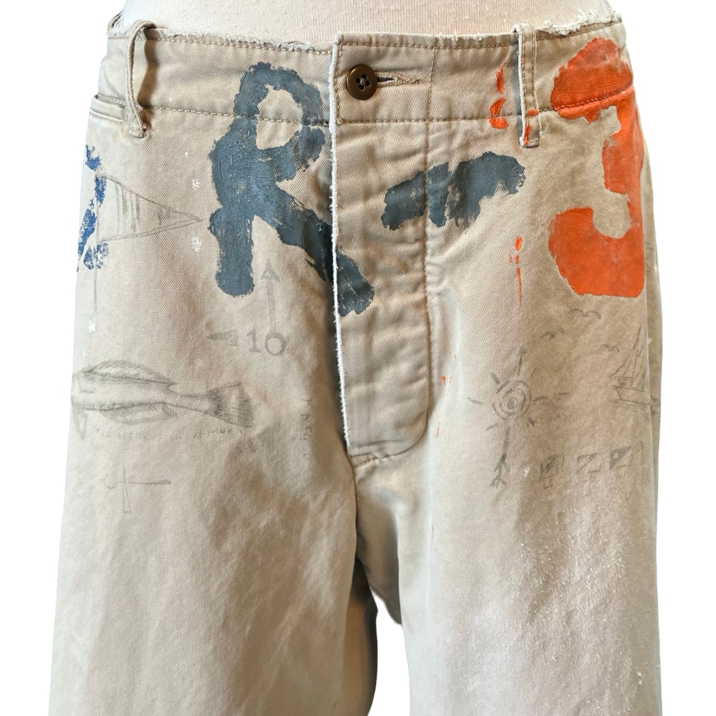 RARE Incredible Vintage 90’s Polo Ralph Lauren Memorial Pants 38 x 32