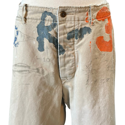 RARE Incredible Vintage 90’s Polo Ralph Lauren Memorial Pants 38 x 32