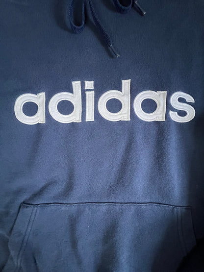 Vintage 90’s Adidas 3 Stripe Hoodie L