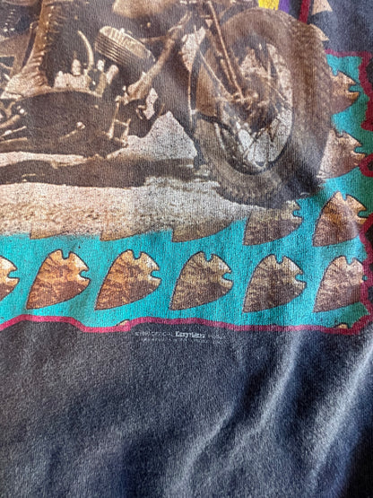 Vintage 1993 Single Stitch Oversized Indian Motocycle Tee XXXL