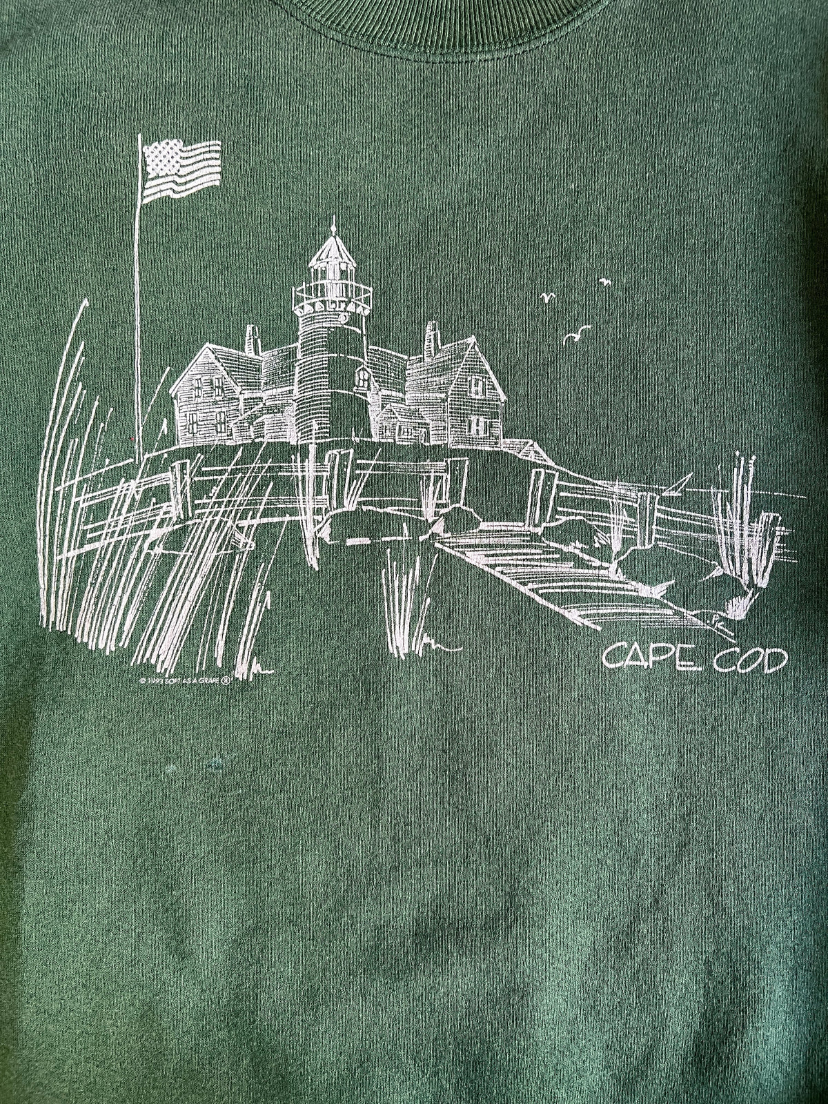 Rare Vintage 1990’s Cape Cod Raglan Sweatshirt XXL