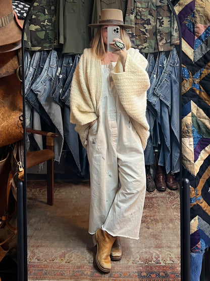 Incredible Rare 70’s Tapestries Ireland Pure New Wool Cocoon Sweater O/S