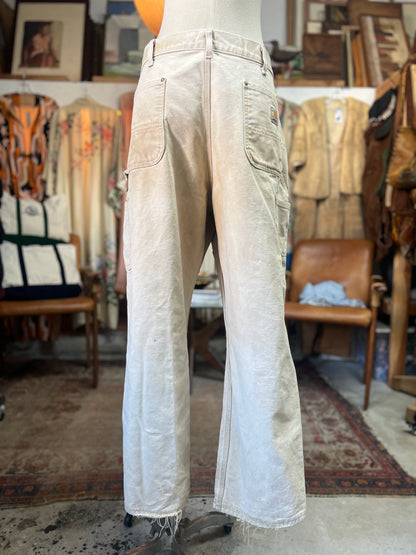 Vintage Distressed Carhartt Double Knee Pants 38x30