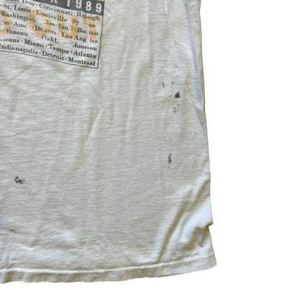 Vintage Rolling Stones 1989 Steel Wheels North American Tour Single Stitch T-Shirt XL/XXL
