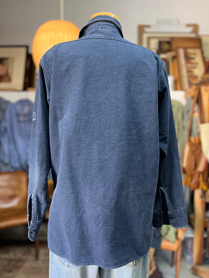 Vintage 70’s/80’s Distressed Woolrich Chamois Shirt L