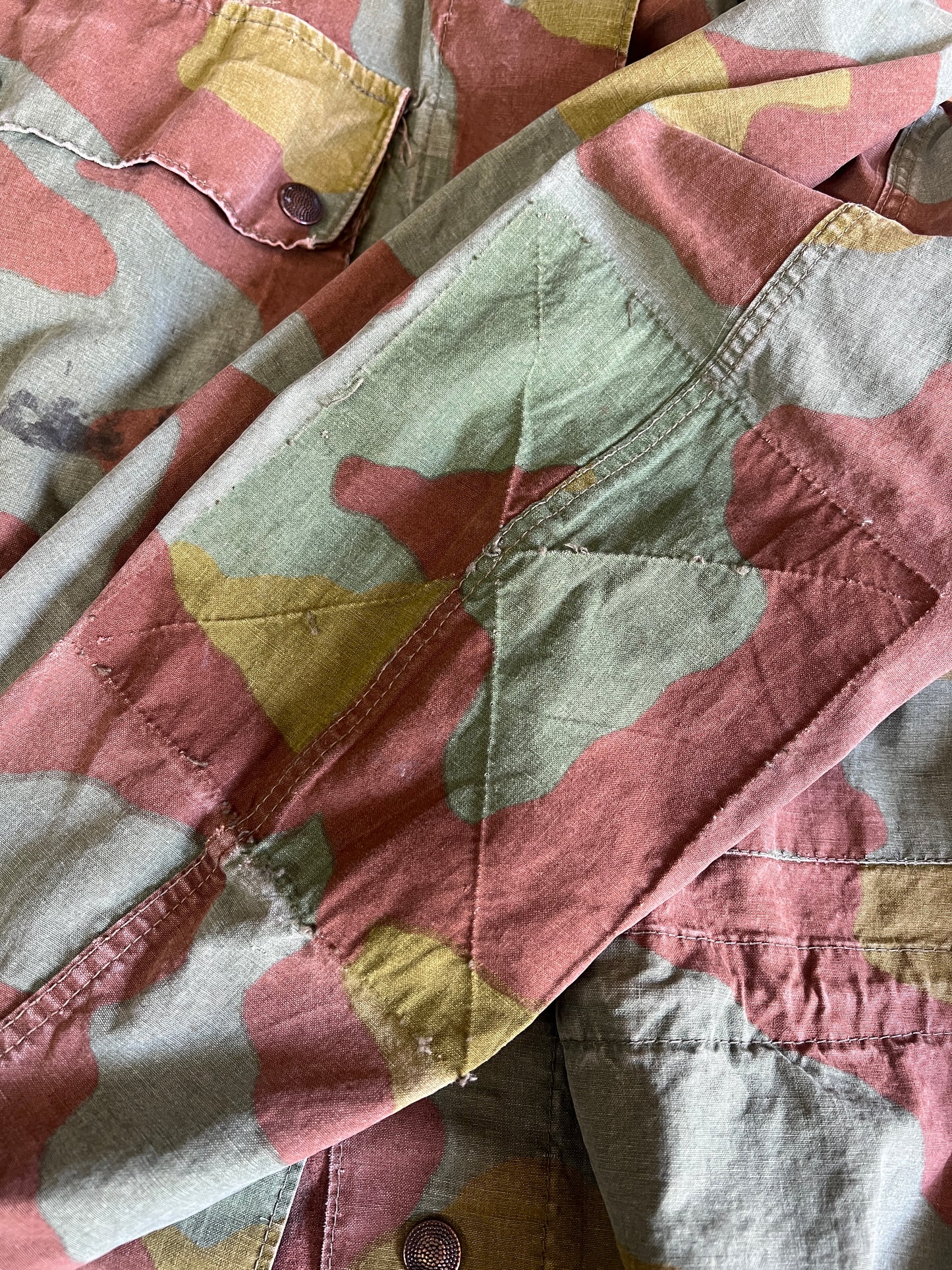 Vintage 1960’s Italian San Marco Camouflage Jacket XL