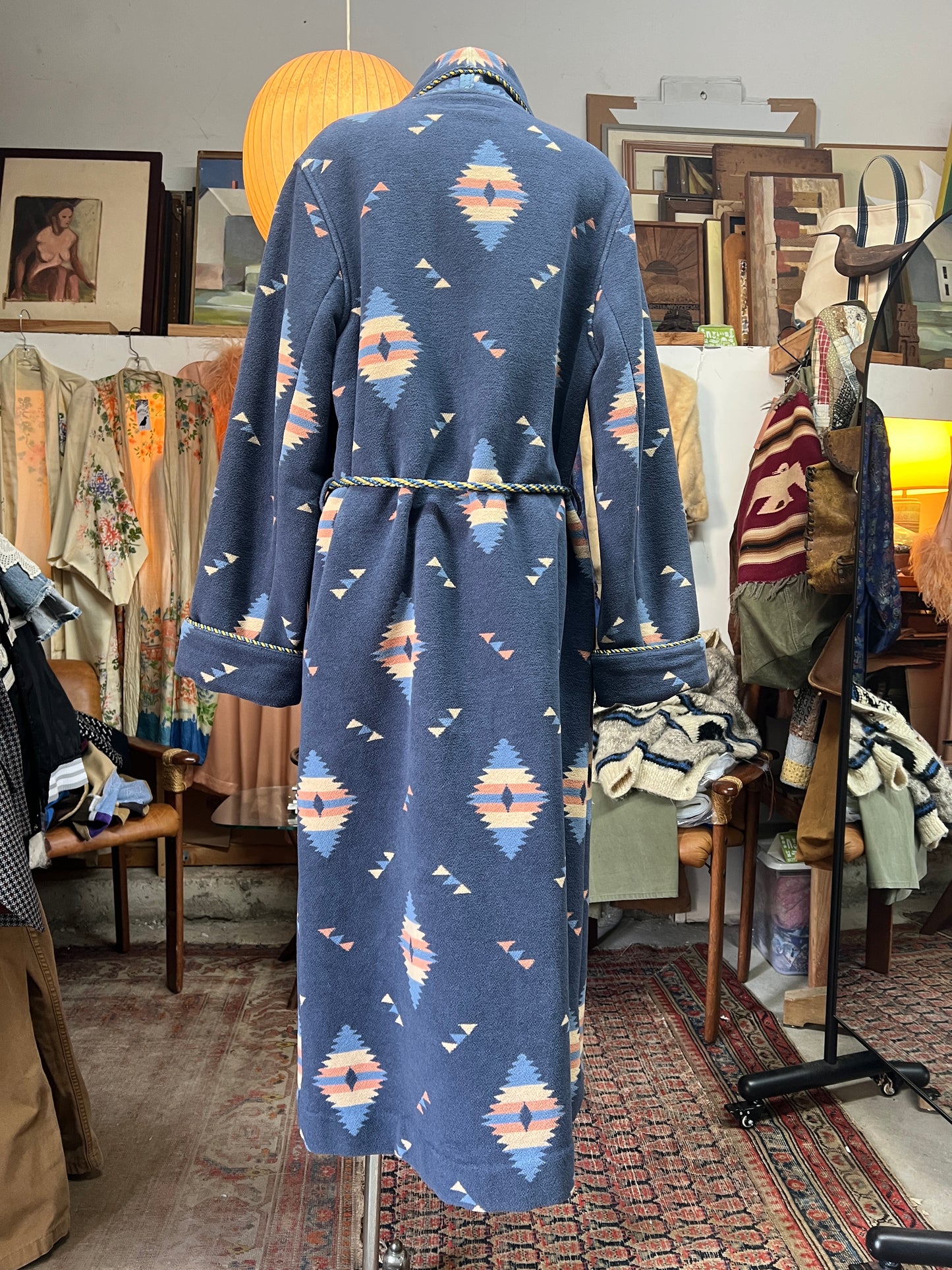 RARE Vintage Collectible  Deadstock 1990’s Ralph Lauren Navajo Blanket Robe Coat L