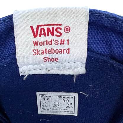 Rare Vintage 2016 Vans X LA Dodgers Collab 7.5/9