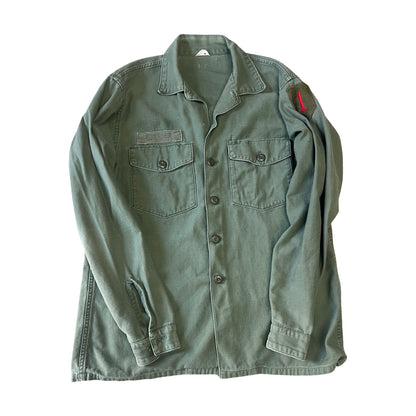 Vintage OG 107 Army Jacket w/ Patch L/XL