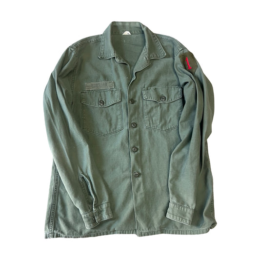 Vintage OG 107 Army Jacket w/ Patch L/XL