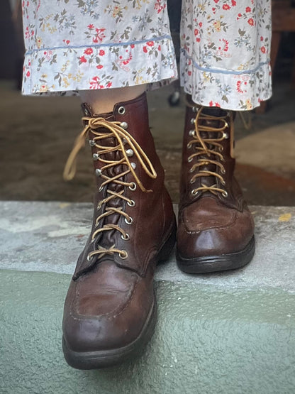 Rare Vintage 1970’s Red Wing 8057 Moc Toe Boots Men’s 7.5 Womens 9