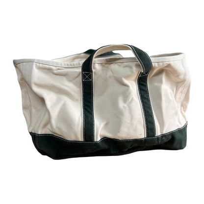 Vintage 90’s Rare Lands End Rectangular Canvas Tote XL