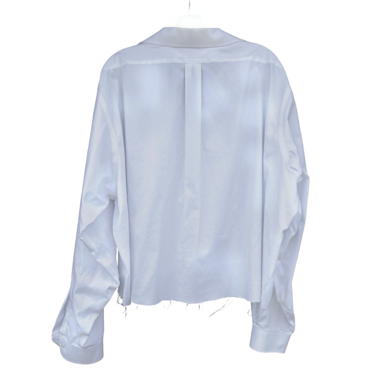 Brooks Brothers Traditional Fit White Oversized Cropped Oxford XXL