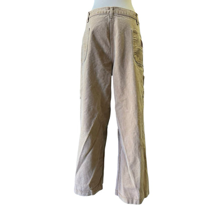 Vintage Worn & Faded Carhartt Heavy Canvas Carpenter Work Pants