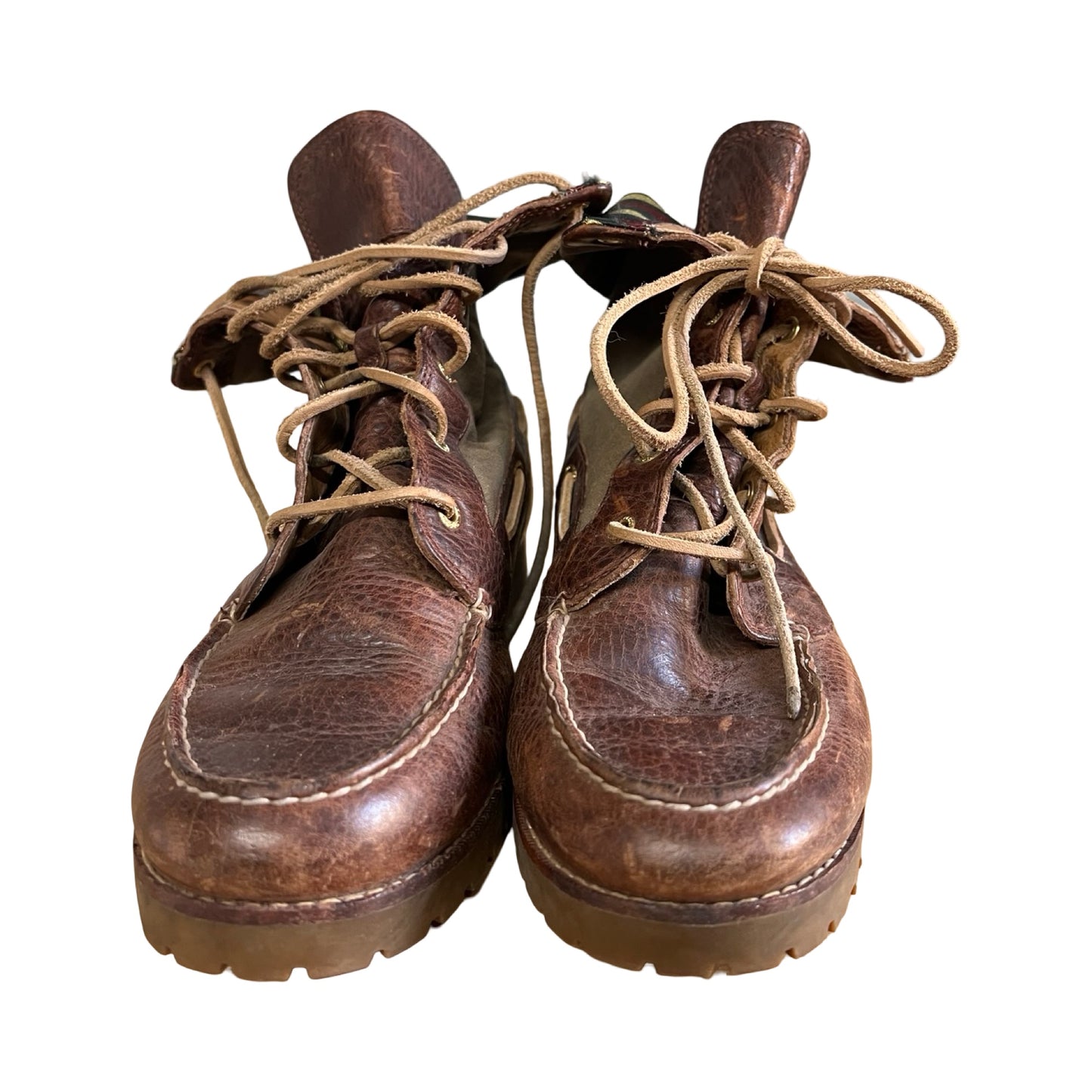 Vintage Leather & Canvas Sperry Top Sider Boots Women’s 8.5