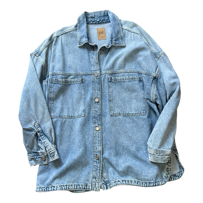 Gap Oversized Denim Shirt Jacket XXL Never Worn