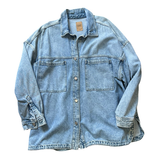 Gap Oversized Denim Shirt Jacket XXL Never Worn