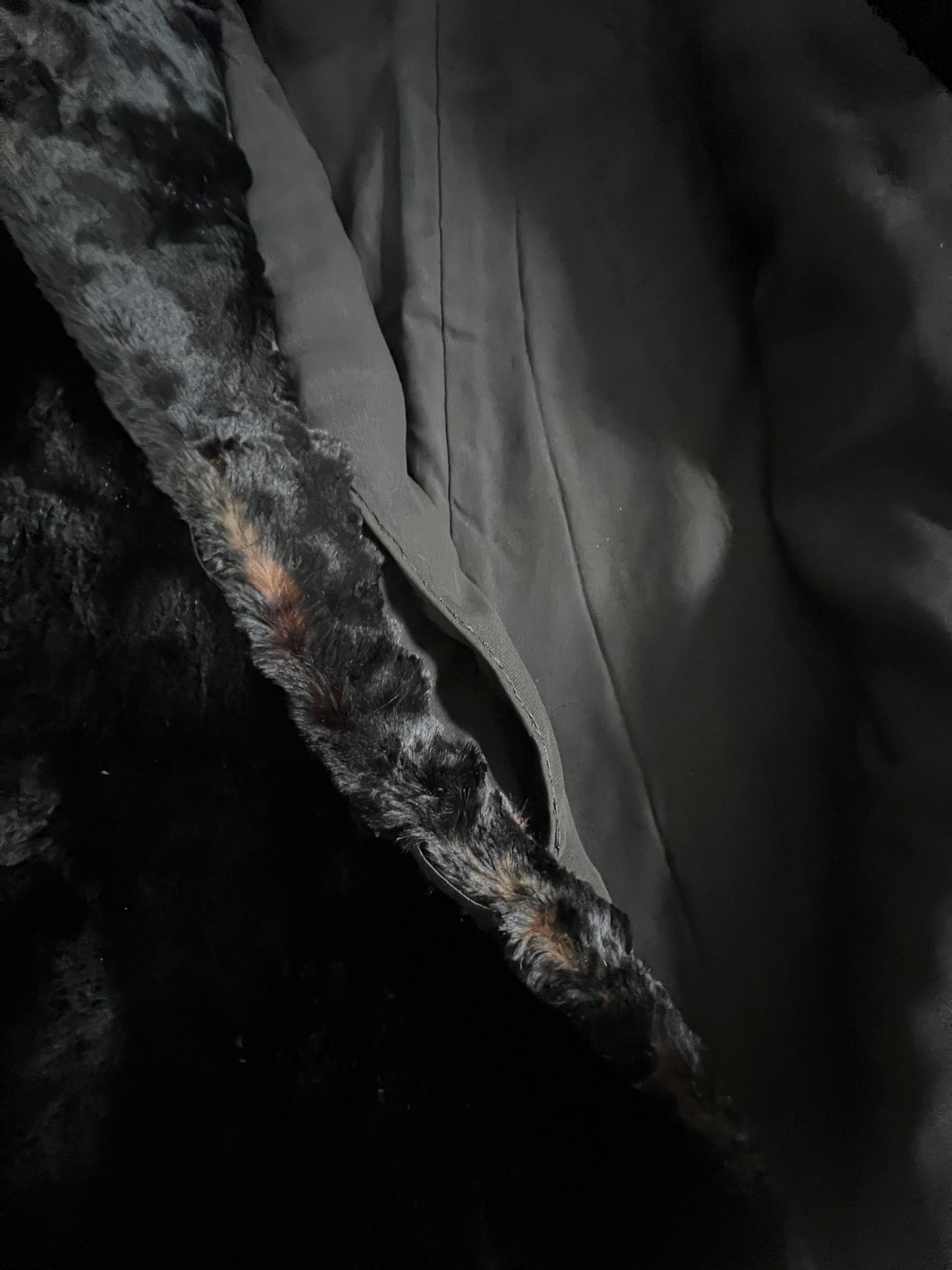 Stunning Vintage 1950’s Mid Century Shawl Collar Fur Opera Cape