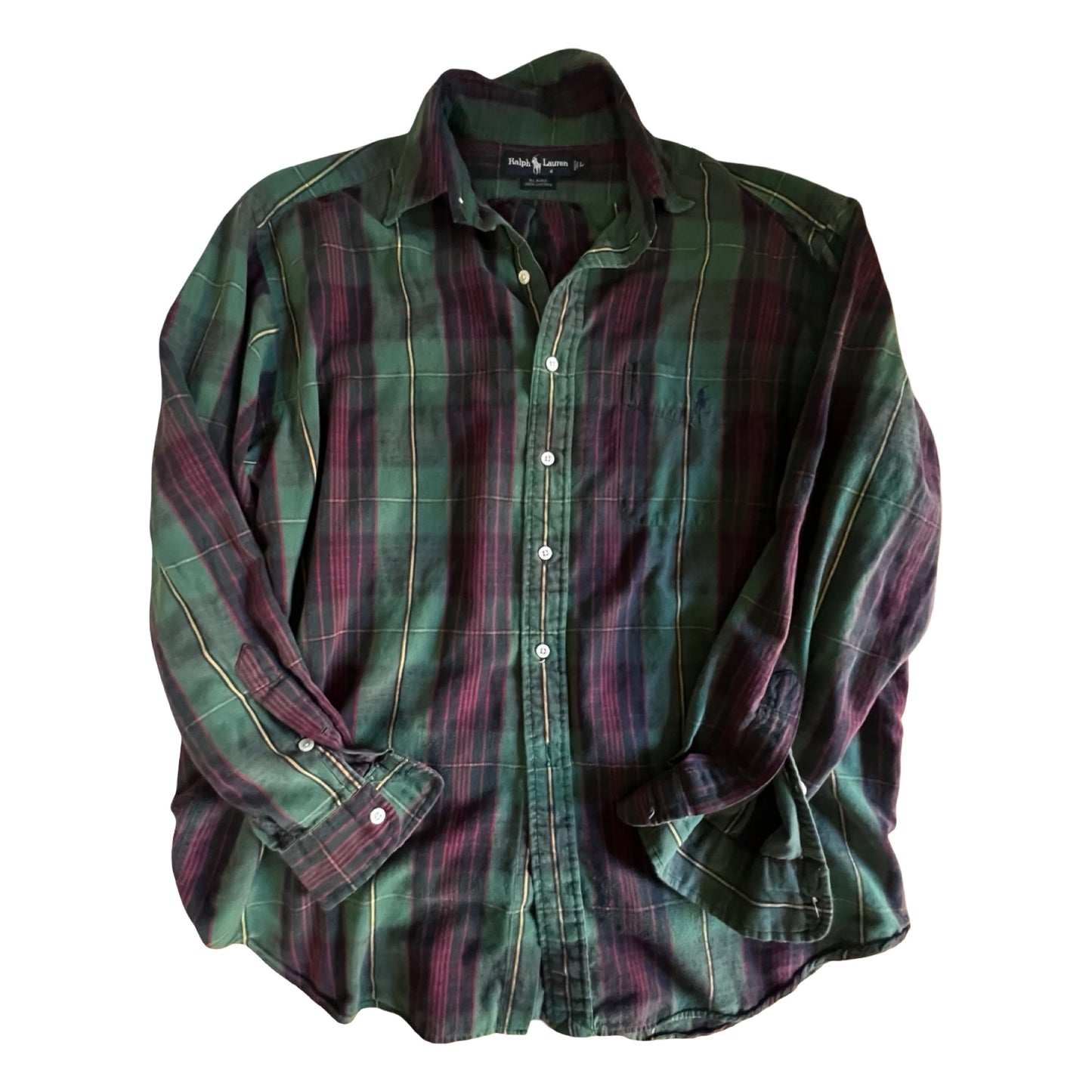 Vintage 90’s Polo Ralph Lauren Faded Flannel L