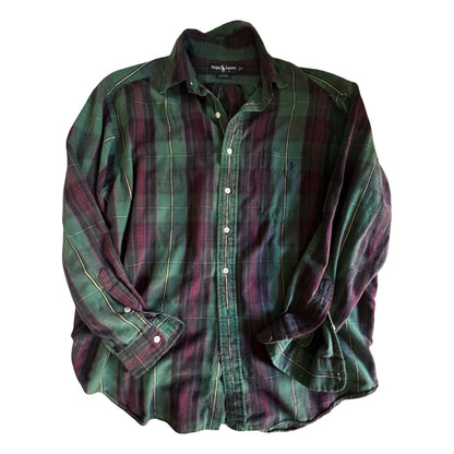 Vintage 90’s Polo Ralph Lauren Faded Flannel L