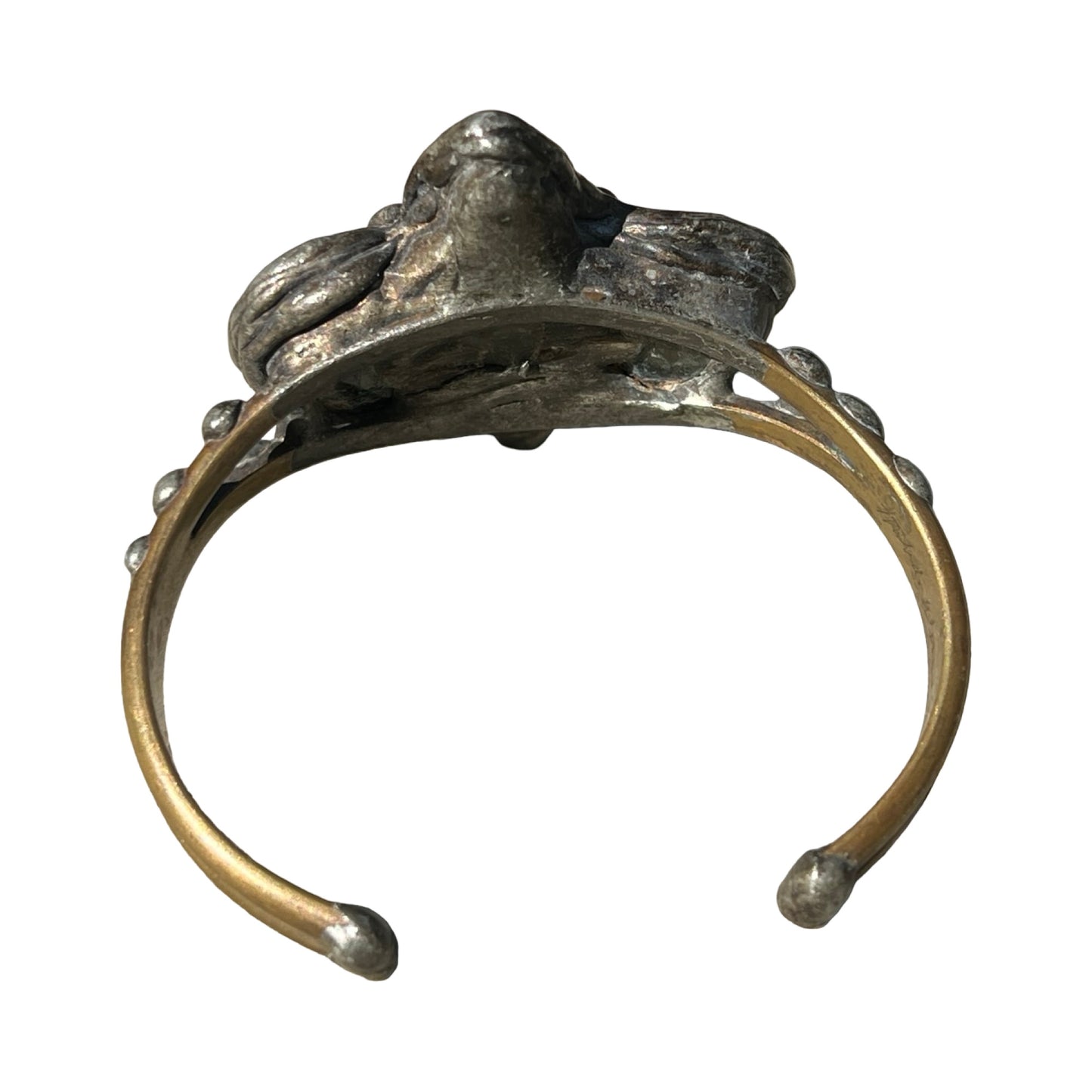 Signed Mikal Winn 2013 Three Crystal Cuff