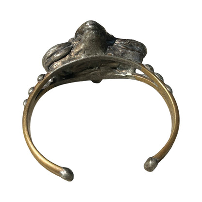 Signed Mikal Winn 2013 Three Crystal Cuff