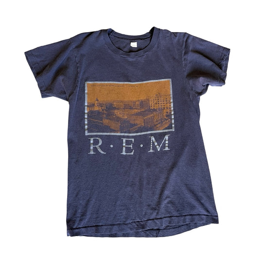 Vintage REM Birds Eye View 1986 Single Stitch Rare Size Small