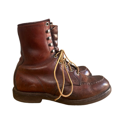 Rare Vintage 1970’s Red Wing 8057 Moc Toe Boots Men’s 7.5 Womens 9