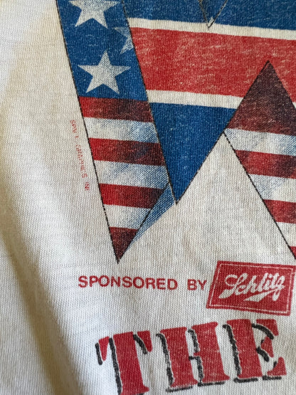 Vintage The Who & The Clash 1982 Buffalo, NY Single Stitch Raglan T-Shirt