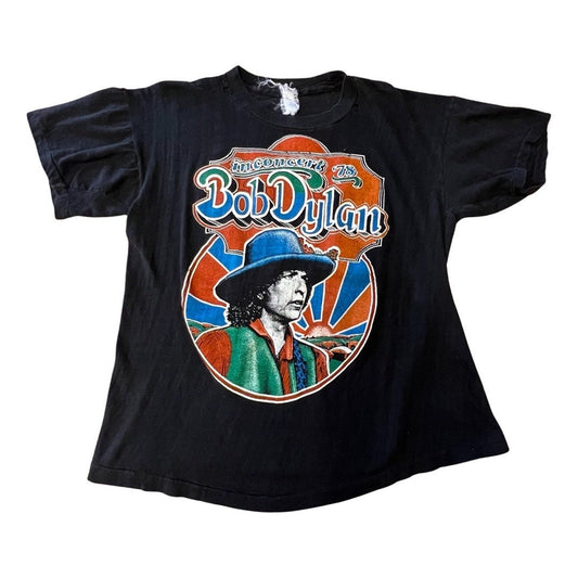 Vintage Bob Dylan in Concert ‘78 T-Shirt