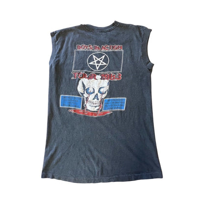 Rare Vintage Motley Crue Boys In Action Tour 1983 Single Stitch Muscle T-Shirt M