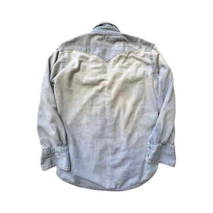 Rare Vintage Embroidered Ranchcraft Denim Shirt