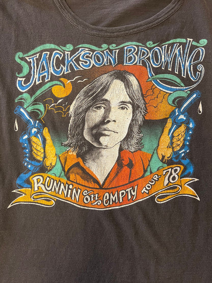 Rare Vintage Jackson Browne Runnin On Empty Tour ‘78 T-Shirt