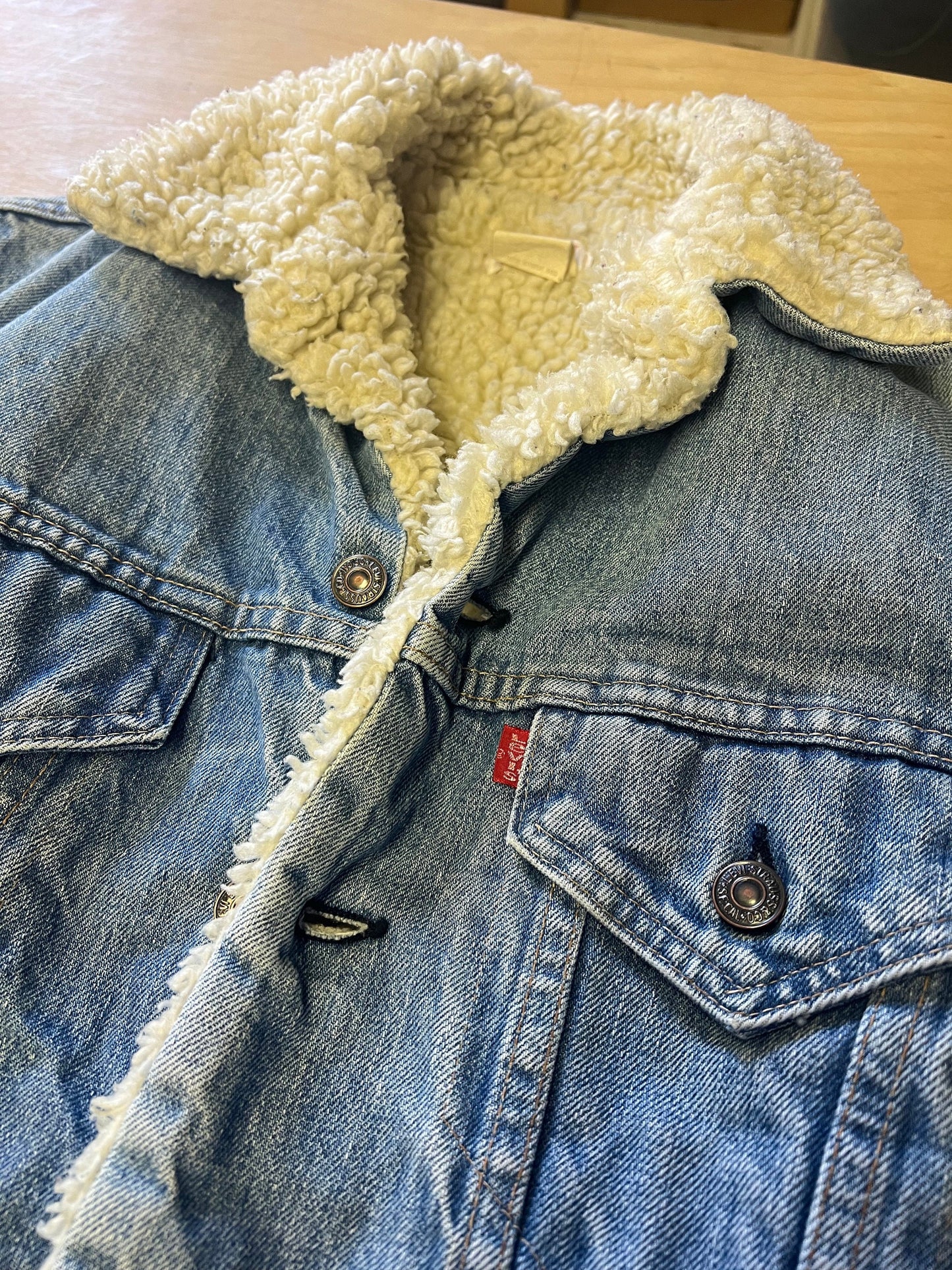Vintage Levi’s Sherpa Denim Jacket