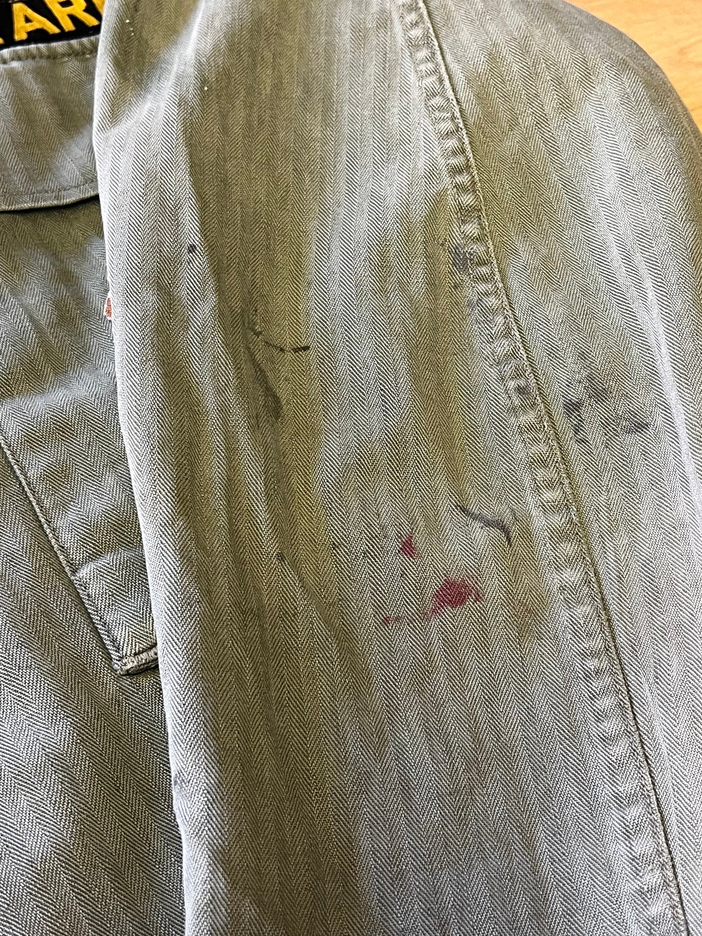 Vintage Patched Army Jacket