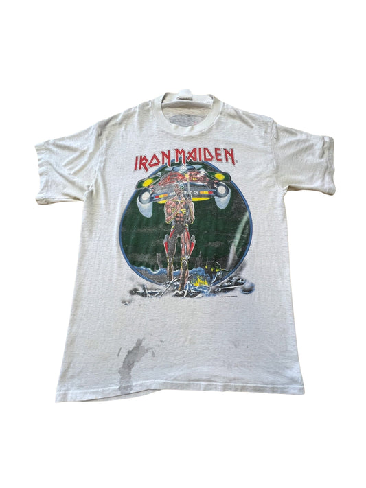 Vintage Iron Maiden Somewhere On Tour ‘87 Shirt