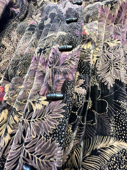Vintage 80’s Quilted Floral Velvet Jacket
